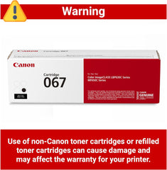 Canon Genuine 067 Black Toner Cartridge Compatible with LBP633Cdw, LBP632Cdw, MF652Cdw, MF653Cdw, MF654Cdw, MF656Cdw