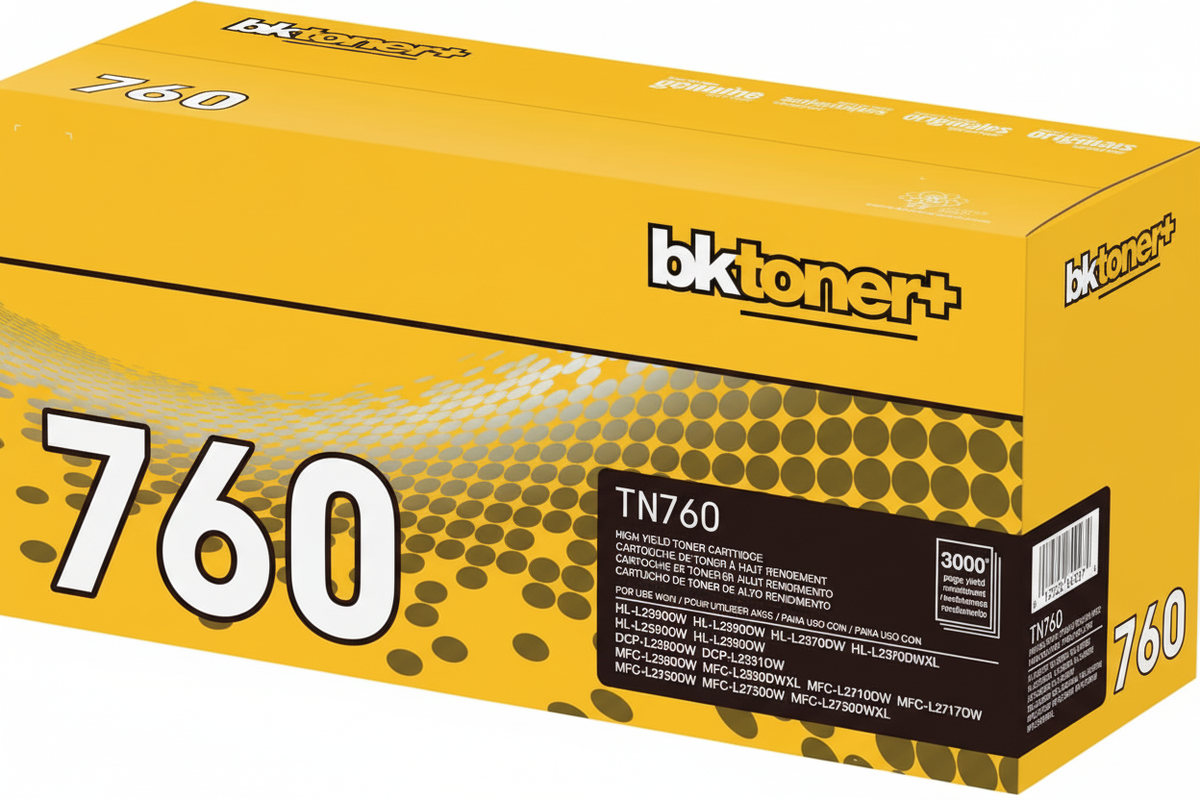 BKToner TN760 High Yield Black Toner